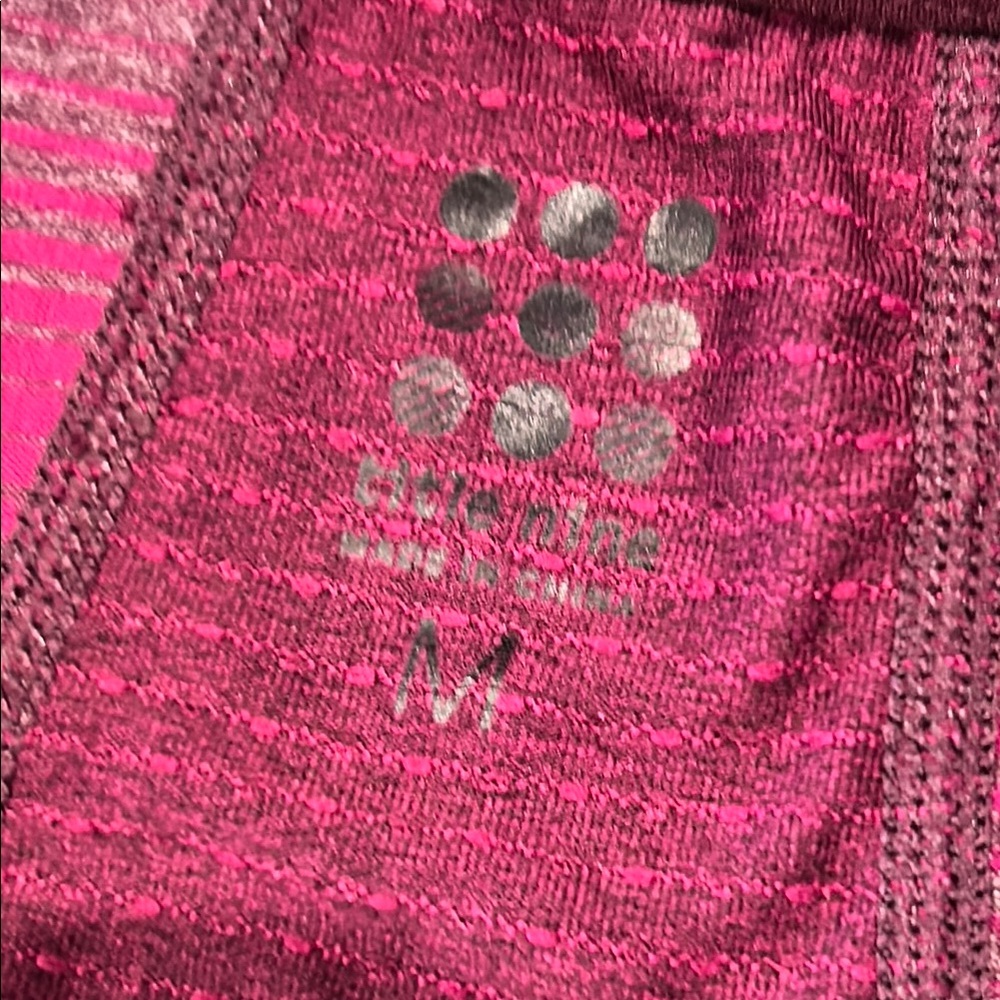 Title Nine Purple Striped Quarter-Zip Pullover - Picture 3 of 11